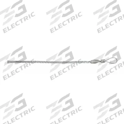 HUBBELL WIRING DEVICE-KELLEMS Fiber Optic Pulling Grip: 0.42 in to 0.61 in, 21 in Mesh Lg - Fiber-Optic Pulling Mesh Grips