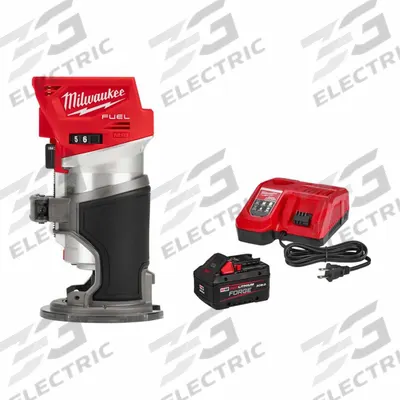 MILWAUKEE Router Kit: M18 REDLITHIUM, Battery Included, Fixed Base, 1.25 hp, 31,000 RPM - Milwaukee Cordless Routers