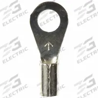 3M Ring Terminal: Bare, #8 Stud Size, 16 AWG to 14 AWG Wire Sizes, 1,000 V, Brazed Barrel & Seam (MPN M14-8R/LK). Key specifications — Brand: 3M.