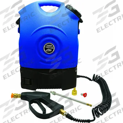 NU-CALGON Coil Hose Sprayer: Battery/Electric, 150 psi, Female Hose Connection - Battery-Powered Coil Cleaners