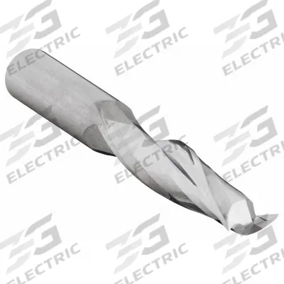 ONSRUD Solid Router Bit: Spiral O-Flute Upcut, 2 Flute, 1/2" Cut Dia - Spiral O-Flute Router Bits for Plastics
