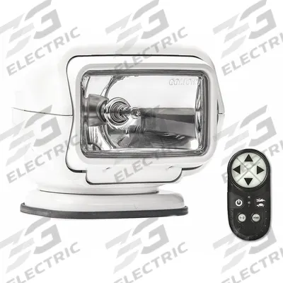 GOLIGHT Spotlight: Rectangular, Spot, Halogen, Handheld Remote, Bracket, Pigtail - Vehicle Remote-Controlled Spotlights