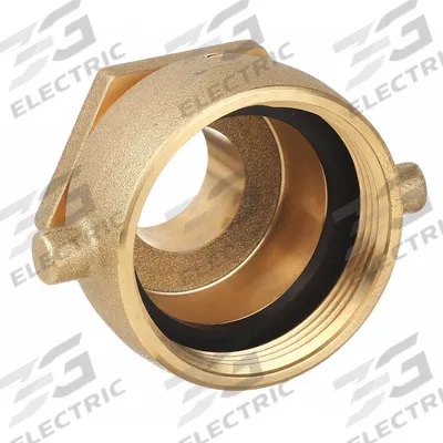 APPROVED VENDOR Fire Hose Adapter: 1 1/2 in_2 1/2 in Compatible Pipe Size, NPT x NST, Brass - Brass Swivel Fire Hydrant & Standpipe Adapters