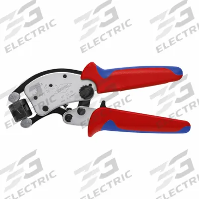 KNIPEX Crimping Pliers: Wire Cutter, Single end ferrules, Twin end ferrules, Trapezoid Crimp - Pliers-Style Wire Ferrule Crimpers