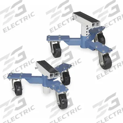 OTC Auto Dolly: 1,800 lb Lifting Capacity, 25 1/2 in x 23 3/32 in x 9 1/2 in - Standard-Duty Car Wheel Dollies