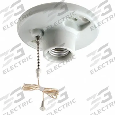LEVITON Lampholder: Lamp Holder, Medium Screw (E26), 4 in Overall Lg, 660 W Watt - Lampholders & Sockets