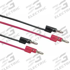 POMONA Test Leads: Red Electrical Current Color, Banana Plug, 2 ft Lg, Polypropylene (MPN B-24-2). Key specifications — attr1330521: POMONA.