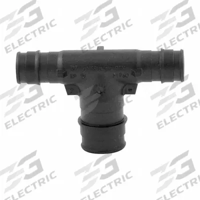 UPONOR Barbed Tee: 1 1/4 in ID x 1 in ID x 3/4 in ID Size - Expansion Polymer Barbed Tube Fittings