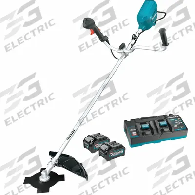 MAKITA Battery-Powered Brush Cutter: Battery Platform: 40V MAX, 10 in Cutting Wd - Battery-Powered Brush Cutters