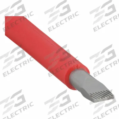 WERA Insulated Slotted Screwdriver: Kraftform, 7/32 in Tip Size, Long Lg, 10 in Overall Lg - Insulated Slotted Screwdrivers