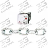 CAMPBELL Straight Chain: 5/16 in Chain Trade Size, 30 Chain Grade, Carbon Steel, Straight, Welded (MPN T0143536). Key specifications — Brand: CAMPBELL.