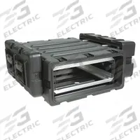 SKB Shock Rack Case: 19 in x 31 in x 12 1/4 in Inside, Black, Foam Insert Not Included (MPN 3RS-7U24-25B). Key specifications — Brand: SKB; Color: Black.