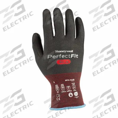 PIP GLOBAL SAFETY Cut Protection Gloves: XS ( 6 ), Smooth, Polyurethane, Palm and Fingers - Knit Gloves with Polyurethane Coating