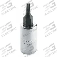PROTO Socket Bit: 1/4 in Drive Size, Torx Tip, T20 Tip Size, 1 1/2 in Overall Lg, Fixed Insert, Torx (MPN J4739-20W). Key specifications — attr1213209: Fixed Insert; attr1213211: PROTO.