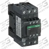 SCHNEIDER IEC Magnetic Contactor: Non-Reversing, 3 Poles, 3NO Contacts, 50 A, 240V AC Coil (MPN LC1D50AU7). Key specifications — Brand: SCHNEIDER; Integrated Surge Suppression: No.