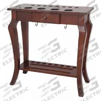 HATHAWAY Cue Rack: Walnut, 30 in Overall Wd, 30 in Overall Ht (MPN BG2565W). Key specifications — attr989535: Cue Rack; attr989526: Wood; attr989508: HATHAWAY; attr989511: Walnut; attr999291: No Mounting Hardware.