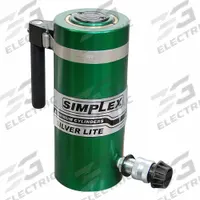 SIMPLEX Cylinder: Single Acting, 100 ton Nominal Capacity, 10 in Nominal Stroke Lg, Aluminum (MPN RAS10010B). Key specifications — attr98927: SIMPLEX.
