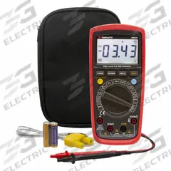 TRIPLETT Digital Multimeter: TRMS, CAT III 600V, 600 V Max AC Volt Measurement, Full Size Multimeter (MPN MM520-NIST). Key specifications — Instrument Counts: 6,000; Brand: TRIPLETT; Calibration Certificate Included: Included.