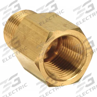 APPROVED VENDOR Metal Pipe Straight: Straight, 3/4 in x 3/4 in, 1,200 psi - Chrome-Plated Threaded High-Pressure Pipe Fittings