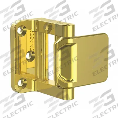 PEMKO Hotel Door Latch: Privacy Door Latch, Brass, 2 3/16 in Ht, 1 1/2 in Wd - Hotel Door Latches