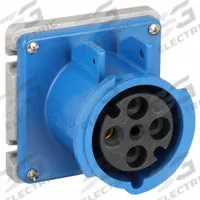 HUBBELL Pin and Sleeve Receptacle: Blue, 250V AC, Three Phase, 60 A, 3 Pole, 4 Wire, IEC Grounding (MPN A460R9). Key specifications — Brand: HUBBELL.