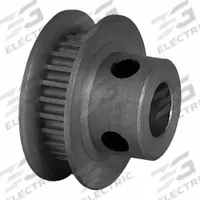 DAYTON Timing Pulley: Modified Curvilinear, Fixed, For GT Timing Belt Section, For 3 mm Belt Wd (MPN 25-2P03-6FA3). Key specifications — Brand: DAYTON; Finish: Clear Anodized; For Belt Series: Powerhouse®.