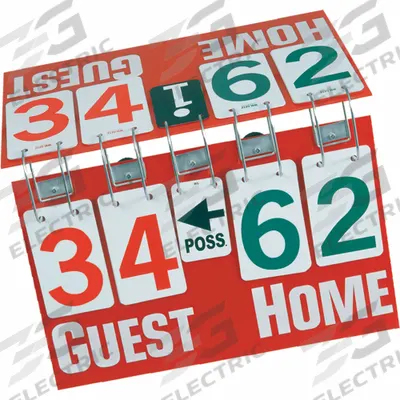 CHAMPION SPORTS Manual Scoreboard: Plastic, Manual Scorer - Tabletop Scorers