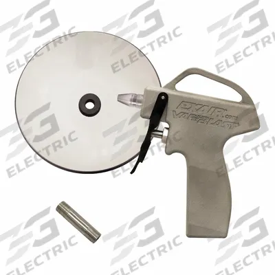 EXAIR Safety Air Gun with shield: Ergonomic Grip, Cast Aluminum, 1/4 in Female NPT - Pistol-Grip Air Guns