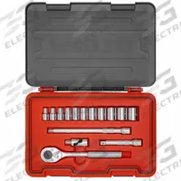 PROTO Socket Set: 1/2 in Drive, 15 Piece, SAE, 3/8 in to 1 in (MPN J54115S). Key specifications — attr1224269: 1/2 in; attr1204650: 3/8 in to 1 in; attr1204673: Socket Bits Not Included; attr1204688: PROTO; attr1206170: Standard Sockets.