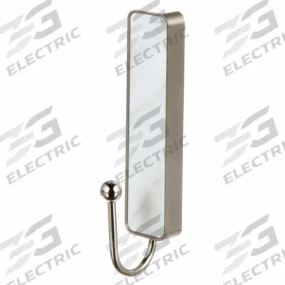 COMMAND Hook: 5 lb Wt Capacity, 1 Points per Hook, Nickel, 4 5/8 in Overall Ht - Indoor Decorative & Utility Adhesive-Backed Hooks