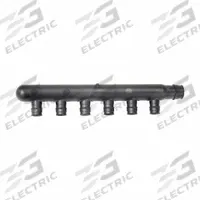 UPONOR EP Multi-port Tee: Polymer, 3/4 in, 1/2 in, 1 Inlets, 6 Outlets, 73 psi Max Op Pressure (MPN Q2267550). Key specifications — Material: Polymer; Brand: UPONOR.