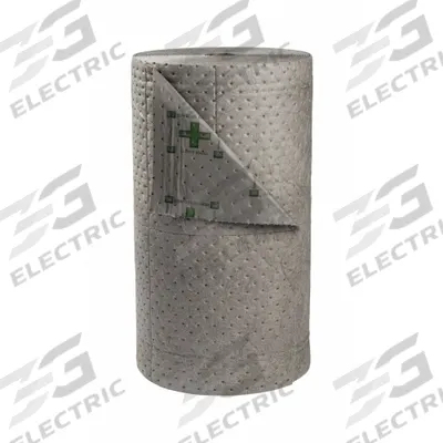 BRADY SPC ABSORBENTS Sorbent Roll: Gray, Polypropylene, 150 ft Roll Lg, 30 in Roll Wd - Printed Message Sorbent Rolls