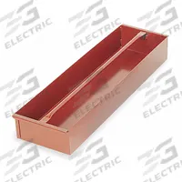 CRESCENT JOBOX Tote Tray: Tote Tray, 8 in Overall Wd, 28 3/16 in Overall Lg, 4 in Overall Ht, Steel (MPN 627990). Key specifications — attr1122835: CRESCENT JOBOX; attr1122834: Tote Tray; attr1122883: 1MCF1; attr1122884: 1-656990; attr1122887: Brown; attr1122891: Steel.