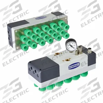 SCHMALZ Large Area Vacuum Gripping System: FQE Xc, 22 Suction Cells, 3 Ejectors - Schmalz FQE Xc Series Gripping Systems