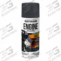 RUST-OLEUM Automotive Engine Enamel: Exterior, Ceramic Coating, Solvent, Acrylic, Metal, Smooth (MPN 366437). Key specifications — Color: Gray; Coverage Area: 2 to 14 sq ft; Compatible Surface Material: Metal; Finish Texture: No Texture; Sheen: Clear; Surface Texture: Smooth; Brand: RUST-OLEUM.