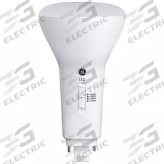 GE LAMPS Compact LED Bulb: Type B, 2-Pin (G24d), R25, LED, 2700K/3000K/3500K/4000K, 10.5 W Watt (MPN LED11BG24-V/8SC/120-347-4PK). Key specifications — Brand: GE LAMPS; Bulb Designation: LED11BG24-V/8SC/120-347-4PK; Dimmable: No; Color Temperature: 3500K.