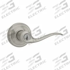 KWIKSET Door Lever Lockset: Office Lever Locksets, Nickel, ADA Compliant (MPN 740TNL-15-SMT-6AL-RCS). Key specifications — attr1024149: Not Ligature-Resistant; attr1011488: KWIKSET; attr1011524: No Message; attr1011506: Rose; attr1011485: Yes; attr1059461: Satin Nickel-Plated : Zinc.