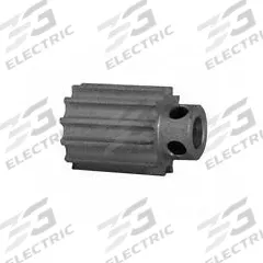 DAYTON Timing Pulley: Curvilinear, Fixed, For 15 mm Belt Wd, 12 Teeth, 5 mm Pitch, Aluminum (MPN 12-5M15-6A3). Key specifications — Brand: DAYTON; Finish: Clear Anodized; For Belt Series: Powerhouse®.