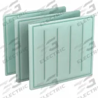 GRAINGER Link Air Filter: 16 in x 16 in x 1 in, 16 in Section Wd, 5 Sections, 2 Ply, MERV 8 (MPN 2GFE2). Key specifications — Performance Rating: MERV 8; Brand: GRAINGER; Media Material: Synthetic.