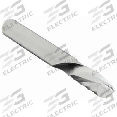 ONSRUD Solid Router Bit: Spiral O-Flute Upcut, 1/4" Cut Dia - Spiral O-Flute Router Bits for Plastics