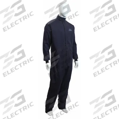 CHICAGO PROTECTIVE APPAREL Coverall: 12 cal/sq cm ATPV, Men's, 2XL, Tall - Category 2 Men's Coveralls