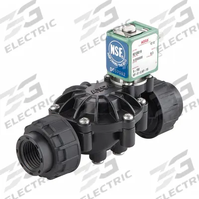 ASCO Solenoid Valve: 2-Way, Configurable, 1/2 in Pipe Size, 24V DC, Watertight - 2-Way/2-Position, Configurable Solenoid Valves
