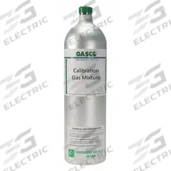 GASCO Calibration Gas: Nitrogen, Disposable, +/-5% Accuracy, HCL, Calibration Gas, Calibration Gas (MPN X02NI99CP751FW8). Key specifications — For Use With: All OEM Gas Detectors; Background Gas: Nitrogen; Brand: GASCO; Gas Mixture: Hydrogen Chloride 9 ppm; Reusability: Disposable.