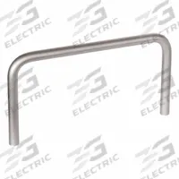 JW WINCO Pull Handle: Weld-On, Stainless Steel, Silver, 11.81 in Mounting Hole Center to Center (MPN 435.3-16-300-85-NI). Key specifications — Screw Size: 4 mm; Brand: JW WINCO; Color: Silver.