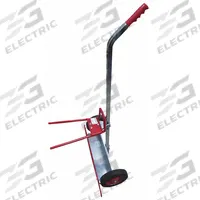 DAYTON Furniture Hand Truck: 200 lb, 1 Desks Supported, Single-Handle, Gray, 8 in Wheel Dia., Rubber (MPN 30F043). Key specifications — attr1345127: Gray; attr1345163: DAYTON.