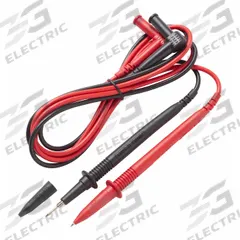 FLUKE Test Lead Kit: CAT II 1500V/CAT III 1500V/CAT IV 600V, Std Probe, 3 1/4 in Lg (MPN TL1500DC). Key specifications — Brand: FLUKE.