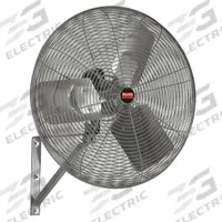 DAYTON Mounted Fan: 20 in Blade Dia, 115V AC, 1/4 hp Motor HP, Ceiling/Post/Wall Mount, Oscillating (MPN 7DD00). Key specifications — Brand: DAYTON; Voltage: 115V AC; Number of Speeds: 2; Fan Mounting Location: Post; Oscillation: Oscillating.