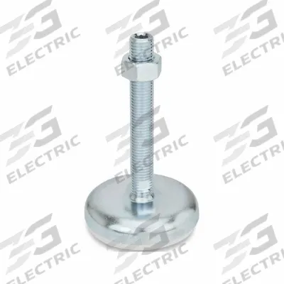 JW WINCO Male-End Leveling Mount: Swiveling Stud, 3/4"-10 Thread Size, 3.94 in - Non-Skid Male Leveling Mounts