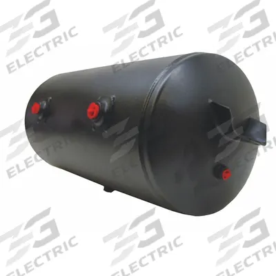 VELVAC Air Tank: 12.33 gal Tank Capacity, 125 psi Max Op Pressure, Horizontal - Vehicle Mounted Air Tanks