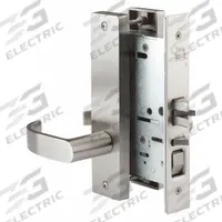 PDQ Door Lockset: Classroom Security Lever Locksets, Stainless Steel, ADA Compliant, Electrical (MPN MR200BJEJ630RHDSCC). Key specifications — Ligature Resistance: Not Ligature-Resistant; Brand: PDQ; Visual Indicator Message: No Message; Lockset Style: Boston; ADA Compliant: Yes; Finish: Satin Stainless Steel : Stainless Steel.